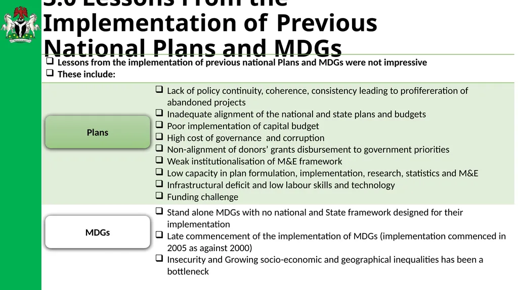 THE SUCCESSOR NATIONAL STRATEGIC PLAN: WHAT LINK - slide 8 of 21