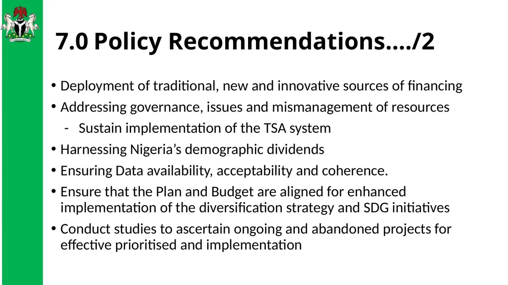 THE SUCCESSOR NATIONAL STRATEGIC PLAN: WHAT LINK - slide 20 of 21