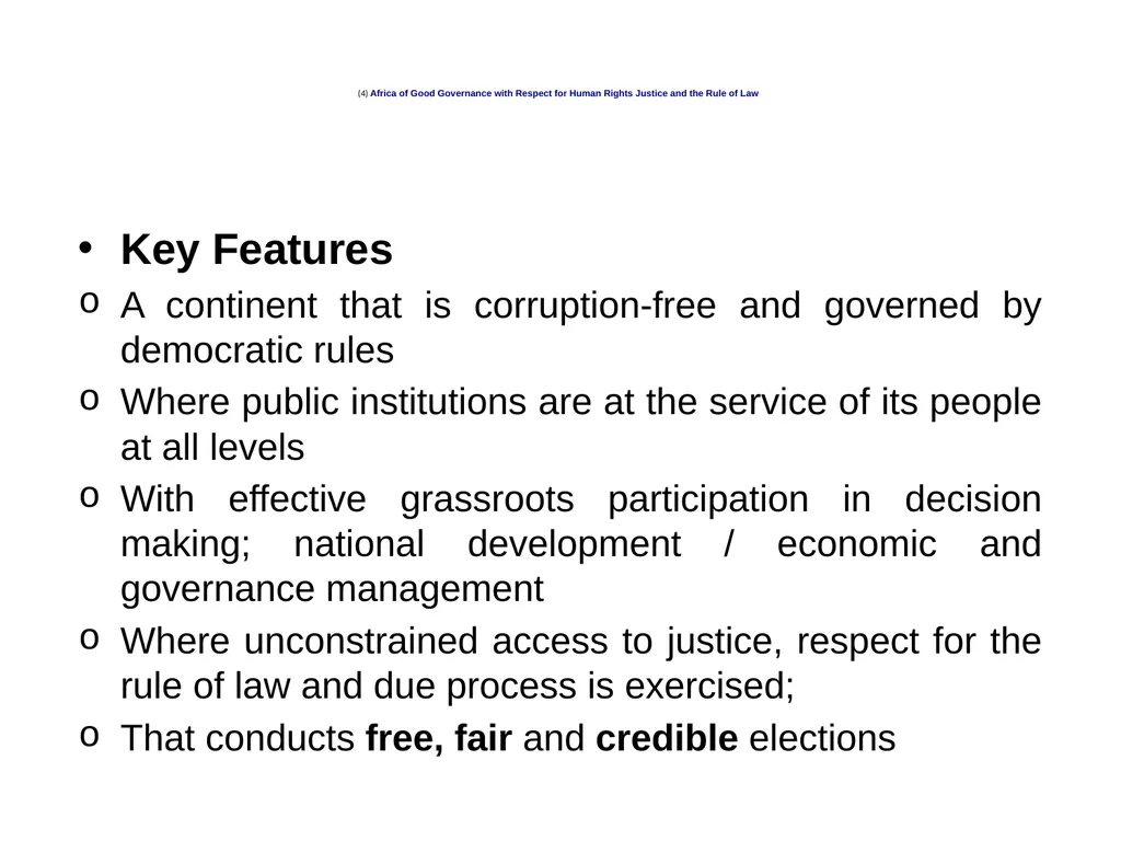 AGENDA 2063: A Shared Strategic Framework for - slide 26 of 38