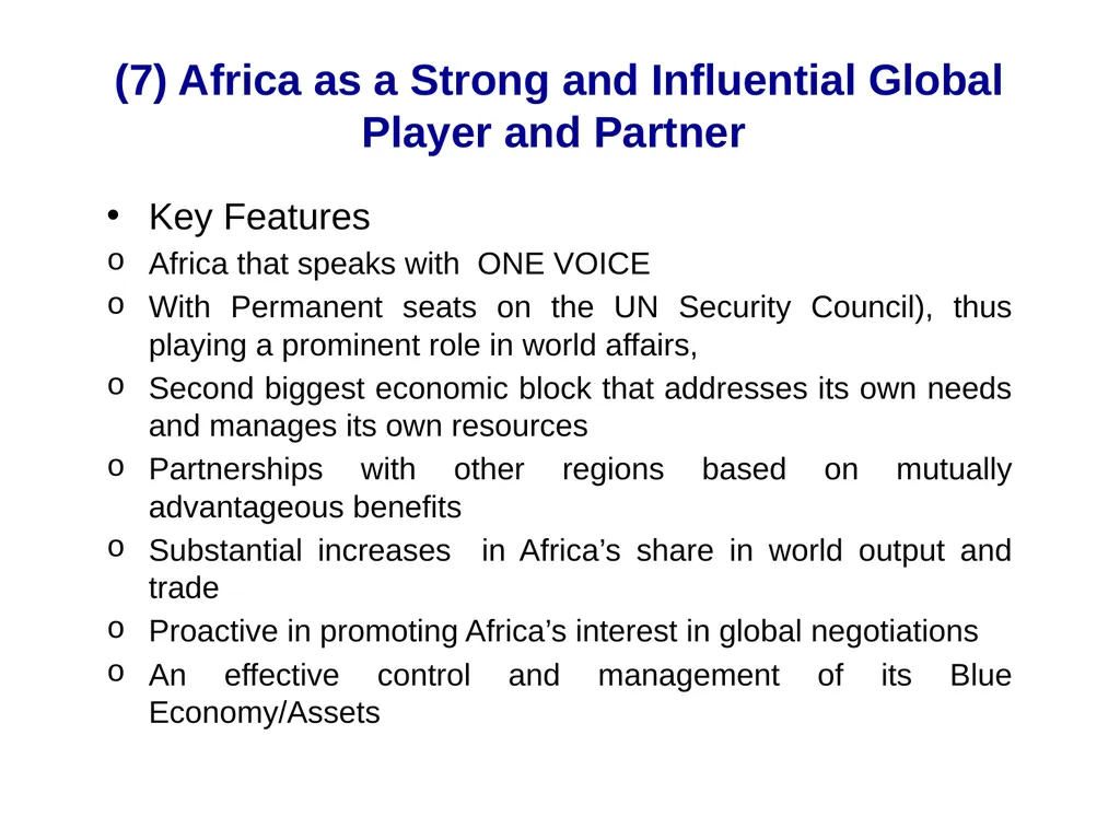 AGENDA 2063: A Shared Strategic Framework for - slide 34 of 38