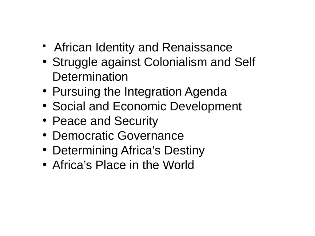 AGENDA 2063: A Shared Strategic Framework for - slide 5 of 38