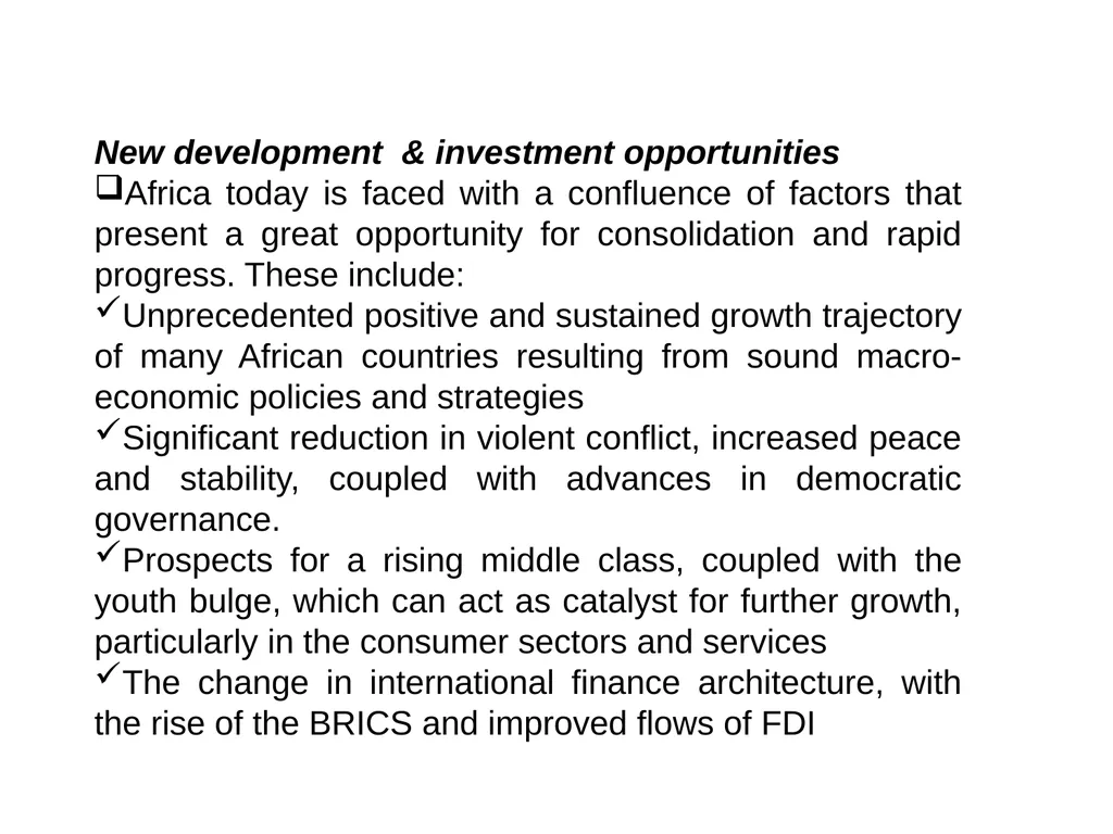 AGENDA 2063: A Shared Strategic Framework for - slide 11 of 38