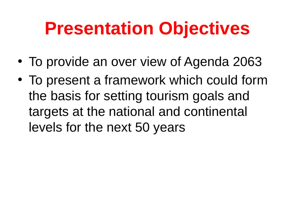 AGENDA 2063: A Shared Strategic Framework for - slide 2 of 38
