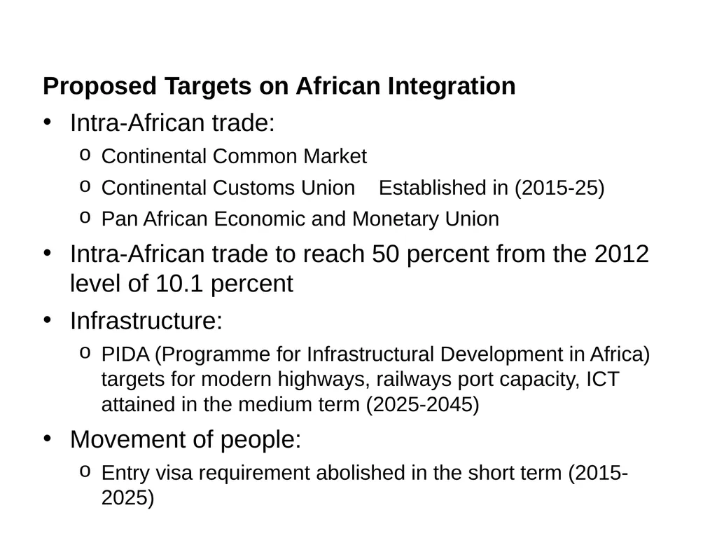 AGENDA 2063: A Shared Strategic Framework for - slide 22 of 38