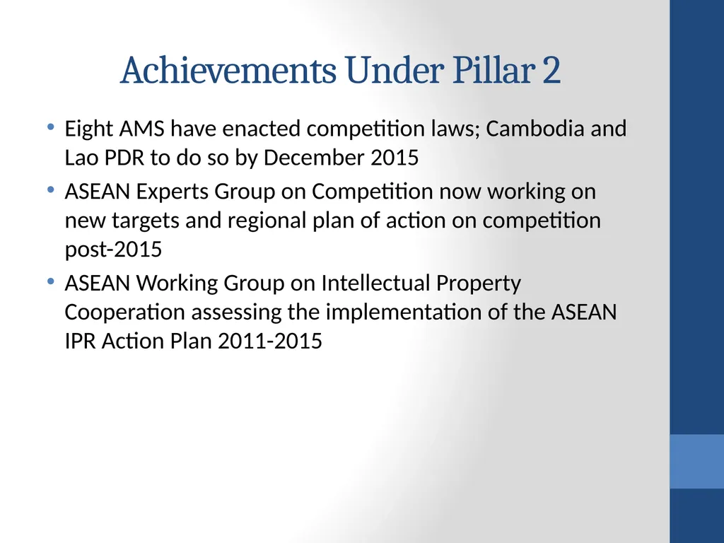 Towards an ASEAN Economic Community (AEC): - slide 12 of 25