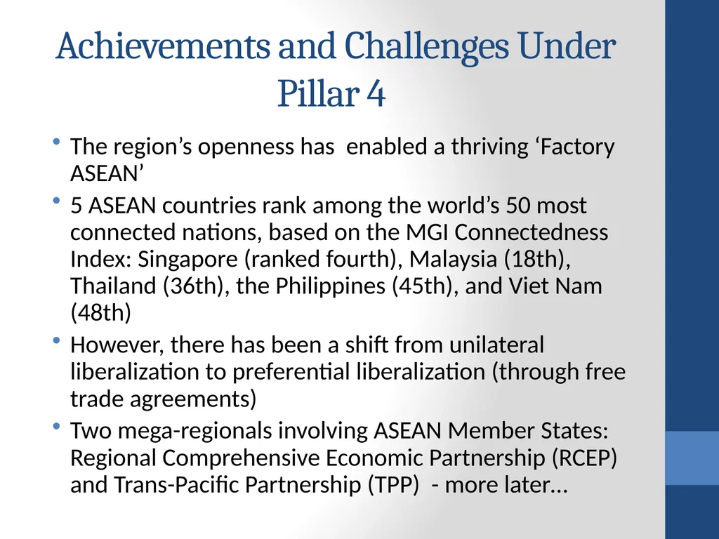 Towards an ASEAN Economic Community (AEC): - slide 16 of 25