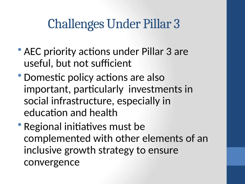 Towards an ASEAN Economic Community (AEC): - slide 15 of 25