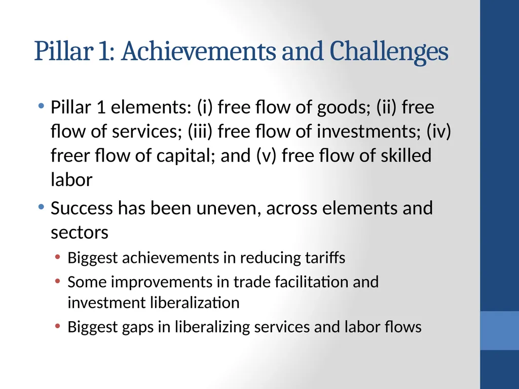 Towards an ASEAN Economic Community (AEC): - slide 7 of 25