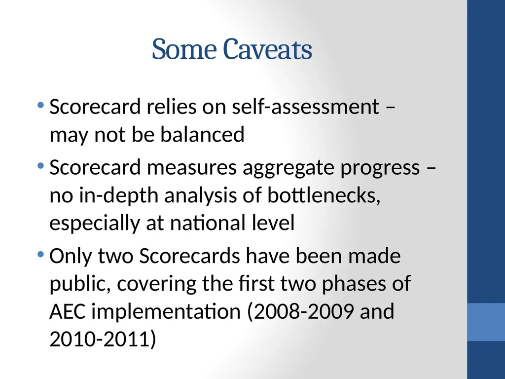 Towards an ASEAN Economic Community (AEC): - slide 6 of 25