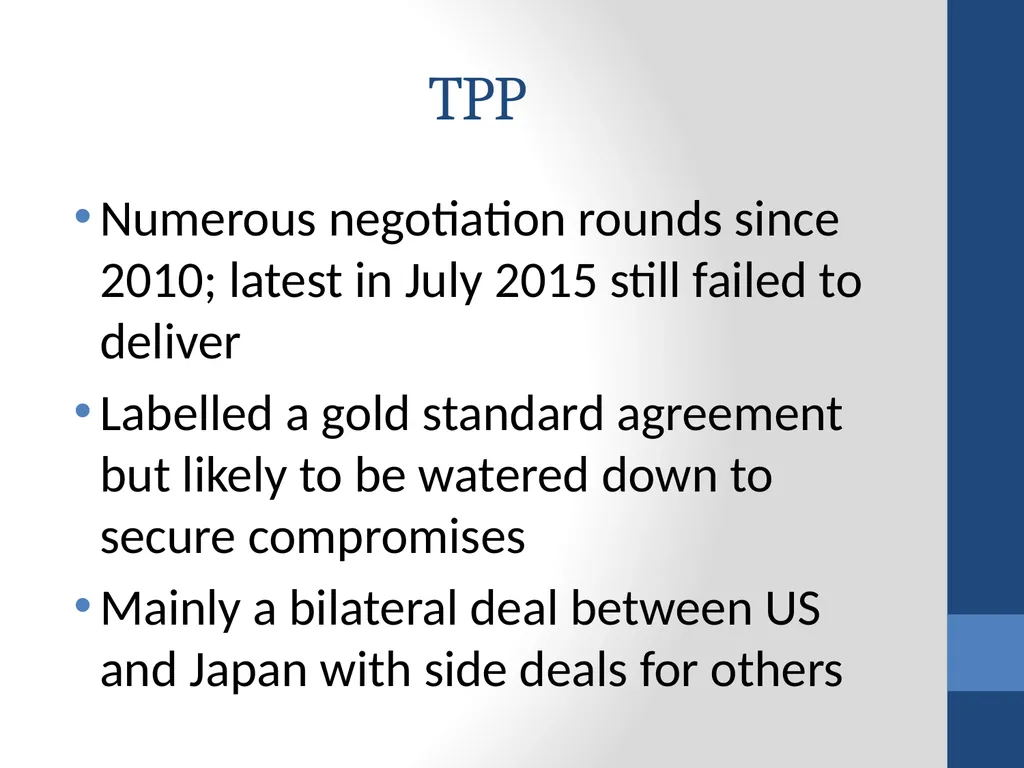 Towards an ASEAN Economic Community (AEC): - slide 23 of 25