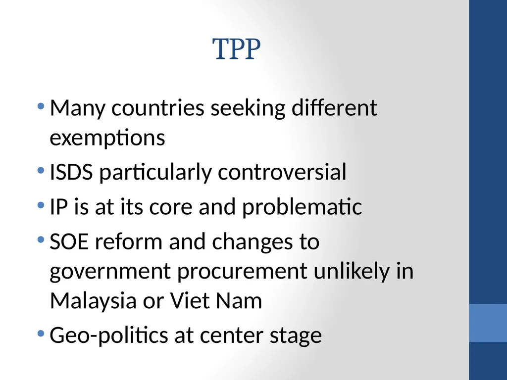 Towards an ASEAN Economic Community (AEC): - slide 24 of 25