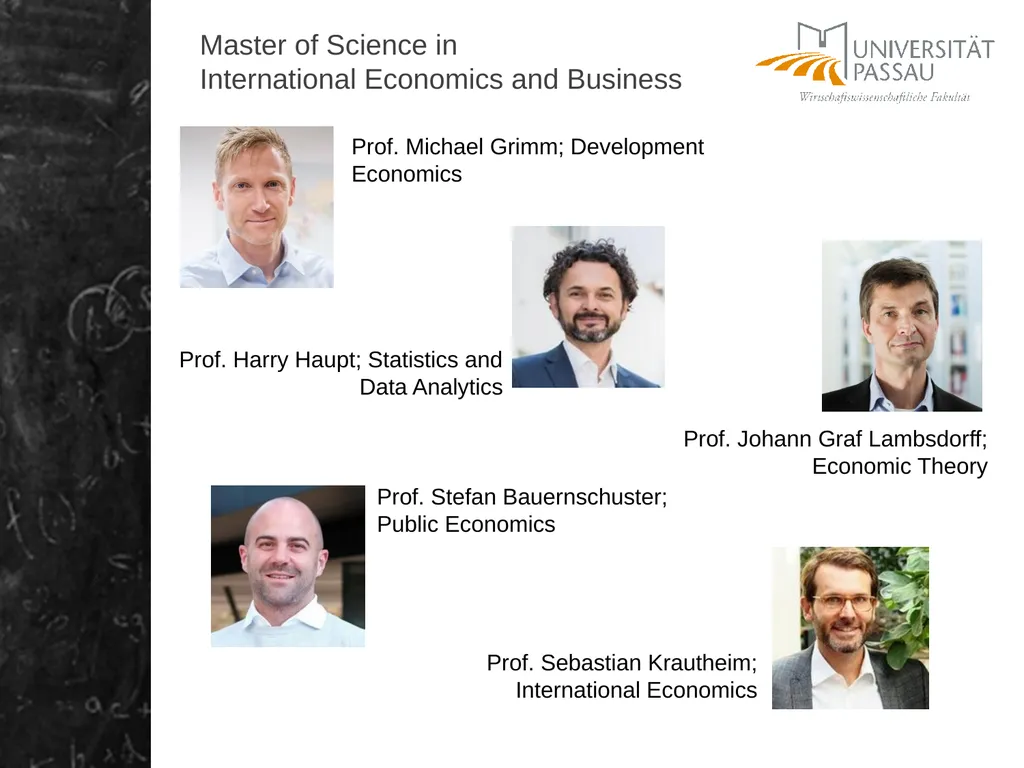 Master of Science in International Economics and - slide 1 of 9