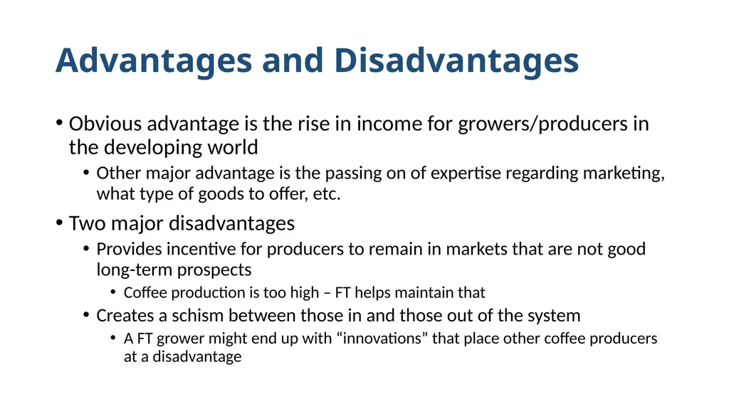 Fair Trade – Structure and Impact How Fair Trade - slide 18 of 51