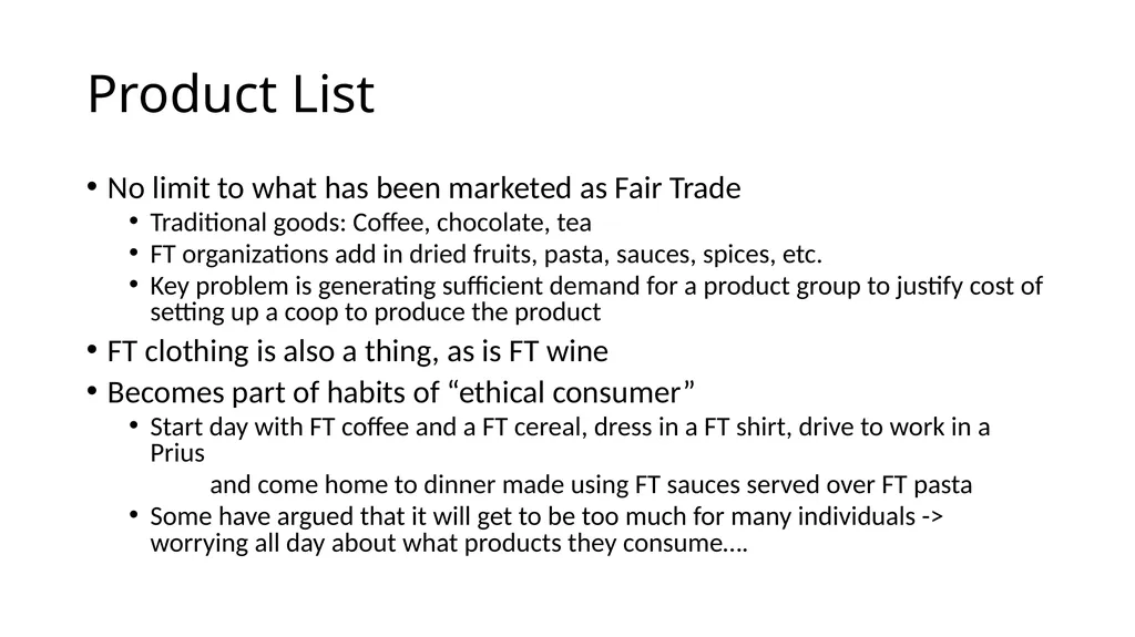 Fair Trade – Structure and Impact How Fair Trade - slide 9 of 51