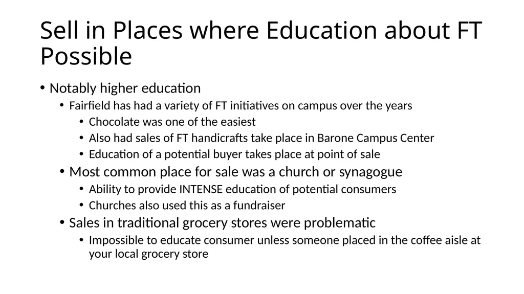 Fair Trade – Structure and Impact How Fair Trade - slide 7 of 51