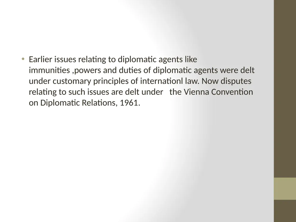 DIPLOMATIC AGENTS - Dr. Anita M. J Role of - slide 5 of 17