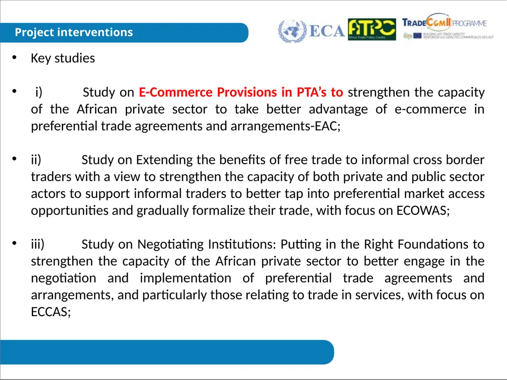 EPAs and WTO Processes Project on capacity - slide 5 of 9