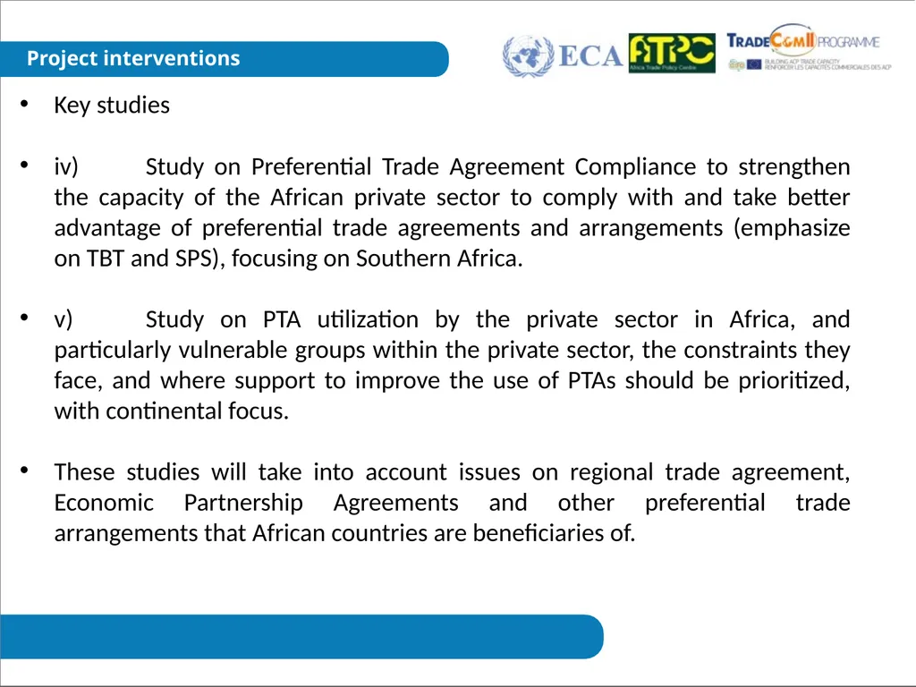 EPAs and WTO Processes Project on capacity - slide 6 of 9