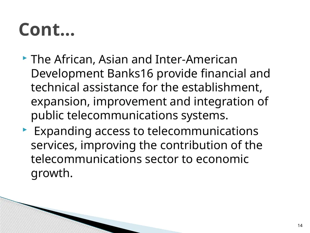 ICT Policy سياسات تكنولوجيا المعلومات والاتصالات - slide 14 of 17