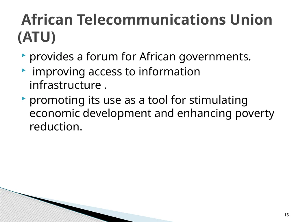 ICT Policy سياسات تكنولوجيا المعلومات والاتصالات - slide 15 of 17