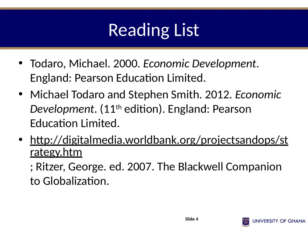 POLI 211 Introduction to Development Studies - slide 4 of 21