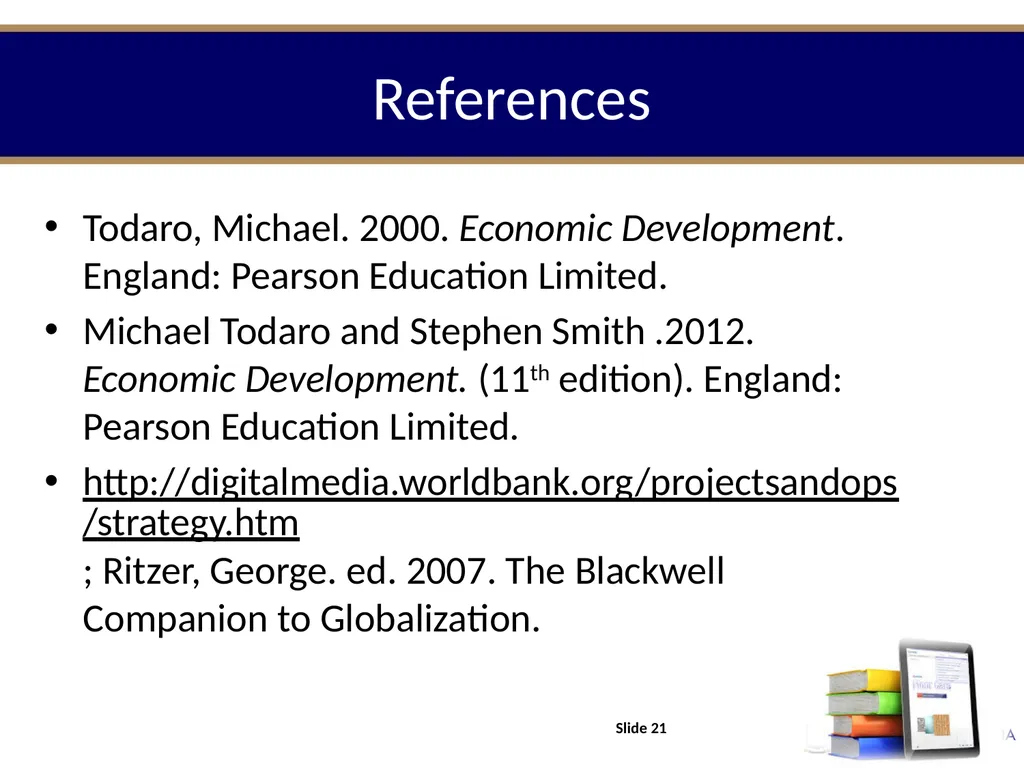 POLI 211 Introduction to Development Studies - slide 21 of 21