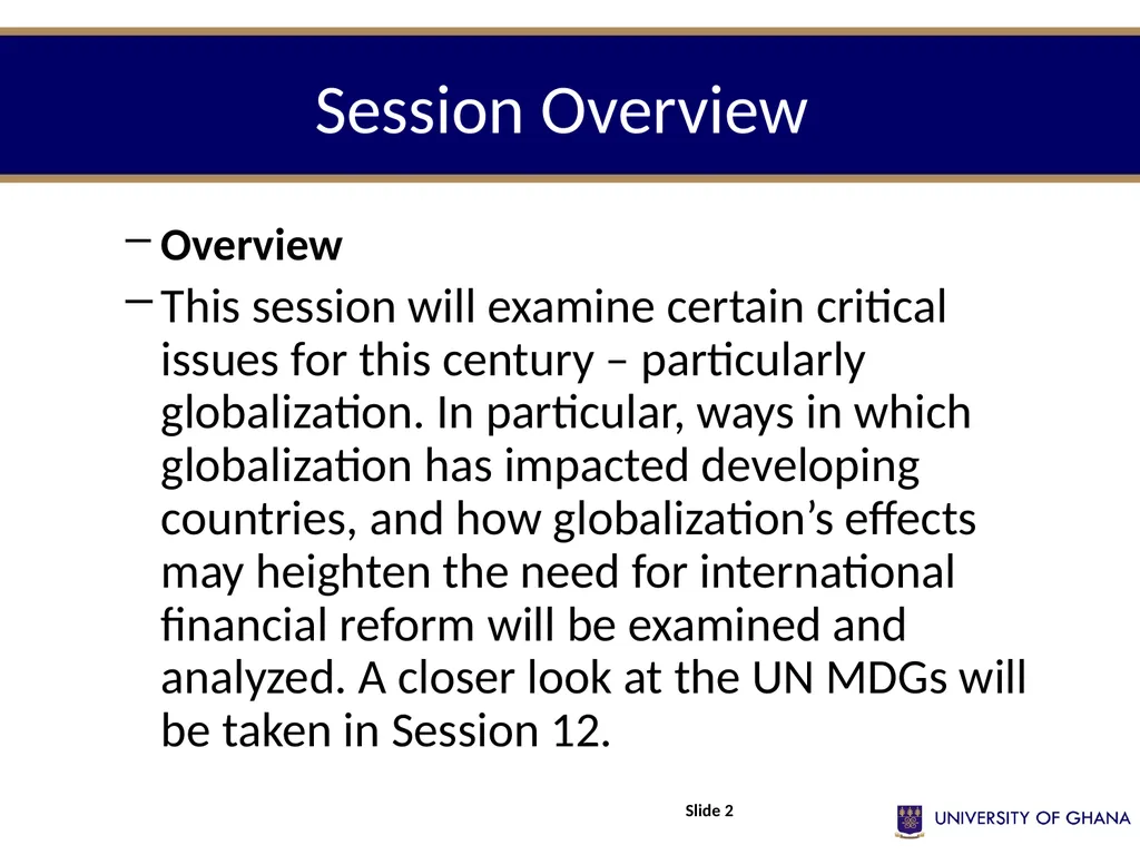POLI 211 Introduction to Development Studies - slide 2 of 21