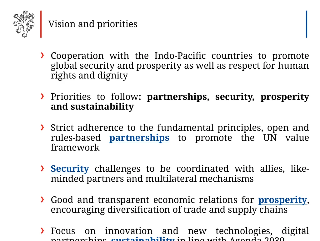 Czech strategy for cooperation with the - slide 7 of 15
