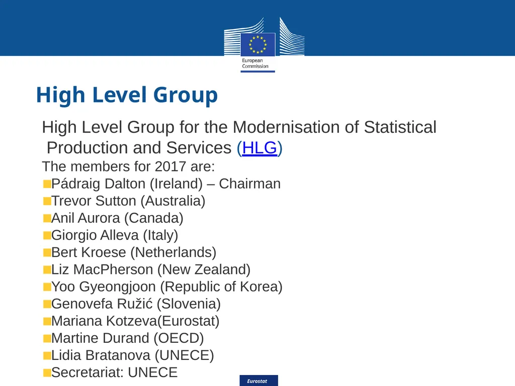 Eurostat Big Data Eurostat Effective Processing - slide 3 of 46