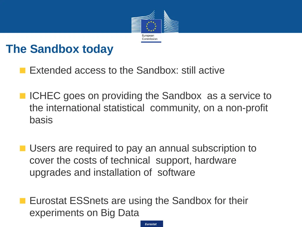 Eurostat Big Data Eurostat Effective Processing - slide 35 of 46