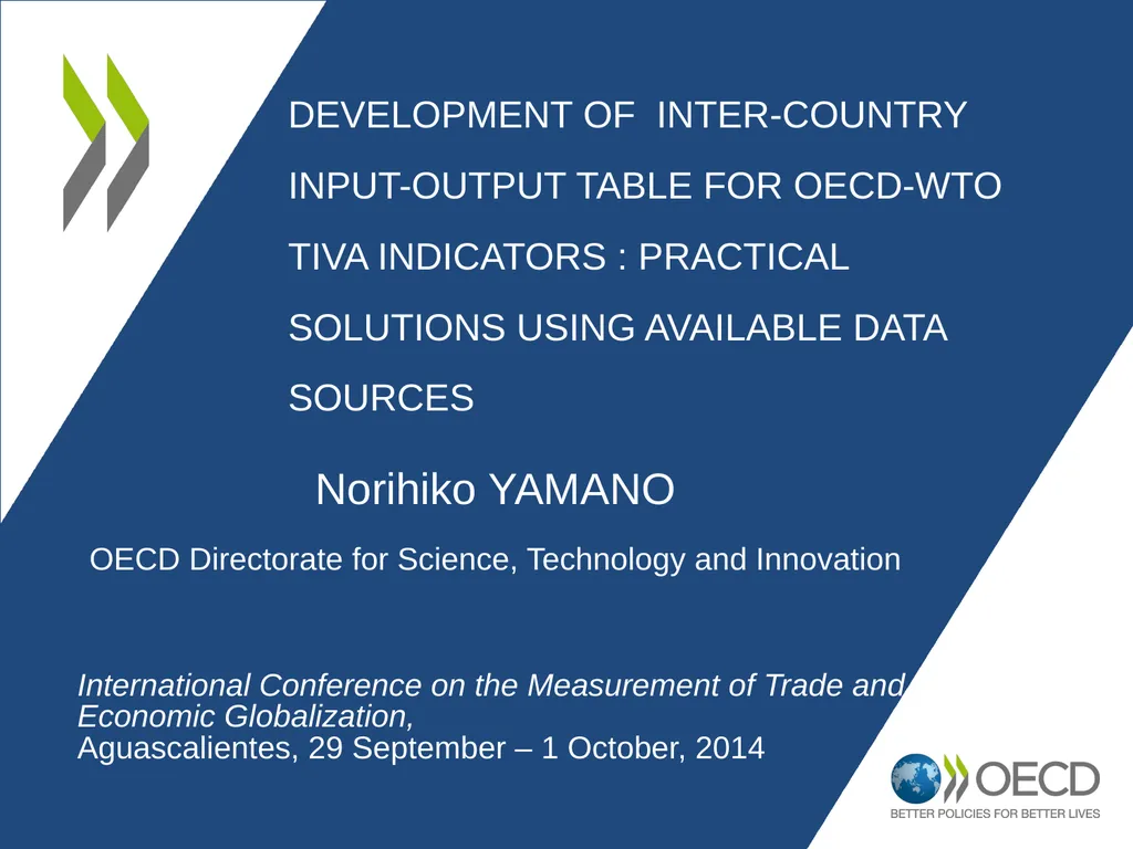 Development of Inter-country Input-Output Table