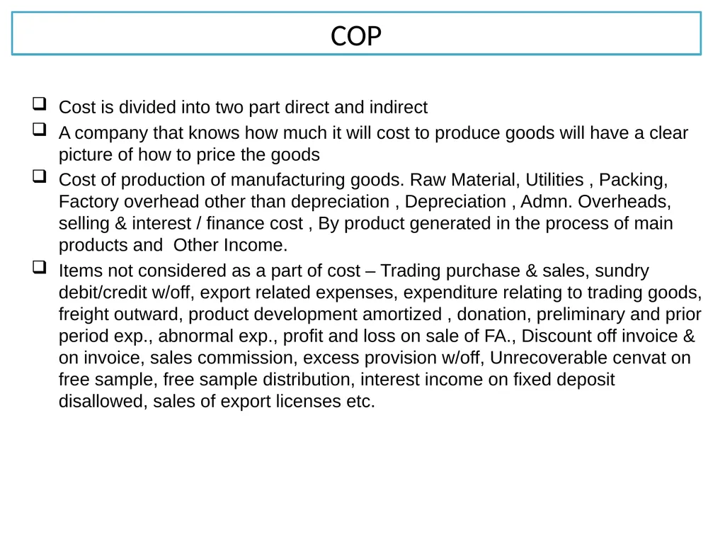 CMA Kiran Kulkarni 27th Dec ’2017 CEP Program at - slide 11 of 21