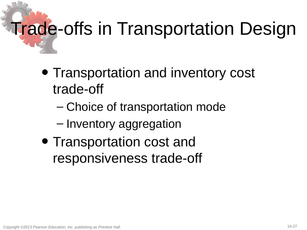 14 Transportation in a Supply Chain Learning - slide 27 of 49