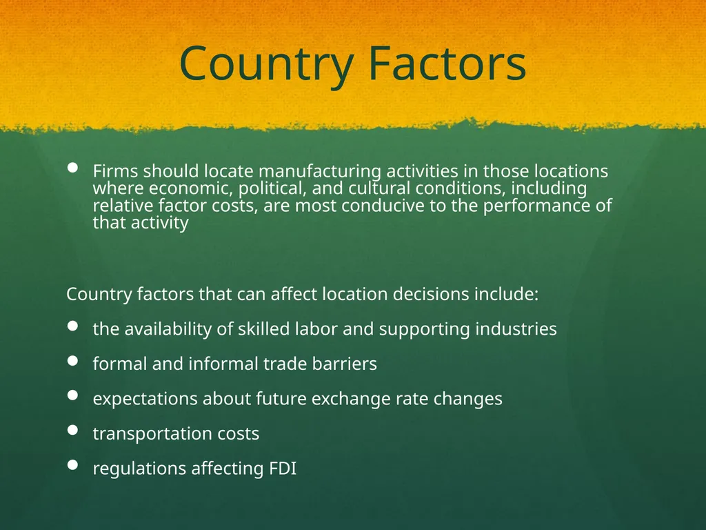 Global Production, Outsourcing and Logistics Dr. - slide 8 of 30