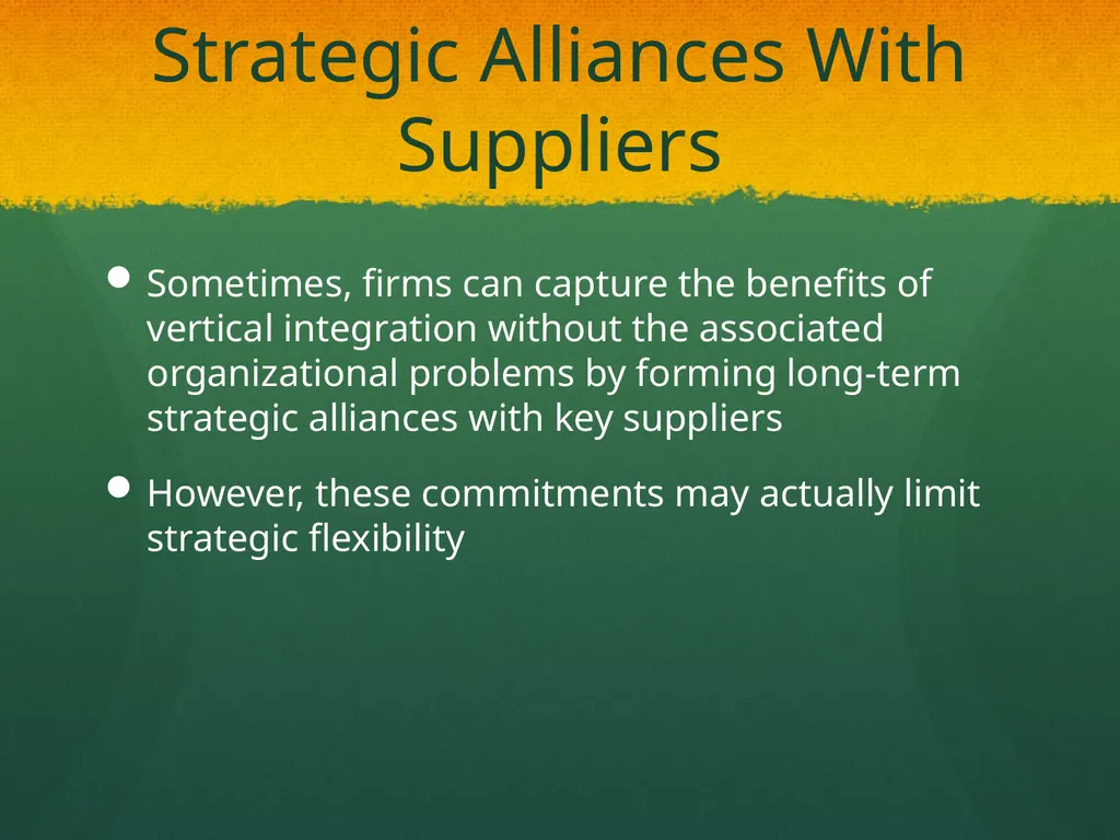 Global Production, Outsourcing and Logistics Dr. - slide 27 of 30
