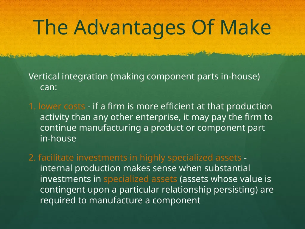 Global Production, Outsourcing and Logistics Dr. - slide 22 of 30