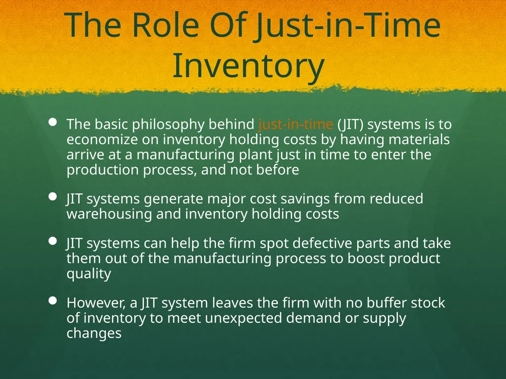 Global Production, Outsourcing and Logistics Dr. - slide 29 of 30