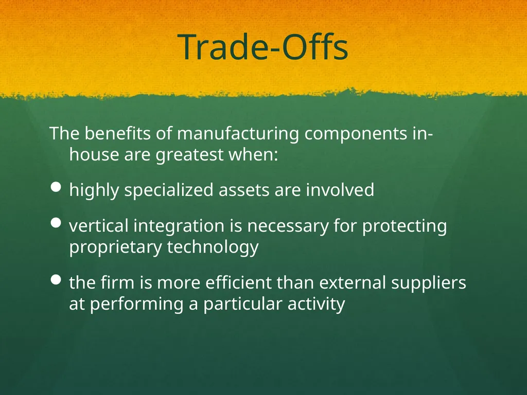Global Production, Outsourcing and Logistics Dr. - slide 26 of 30