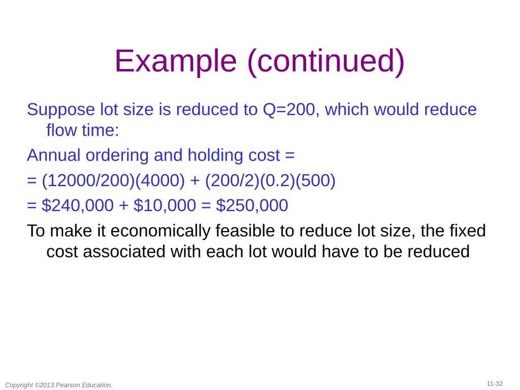 11 Managing Economies of Scale in a Supply Chain: - slide 30 of 36