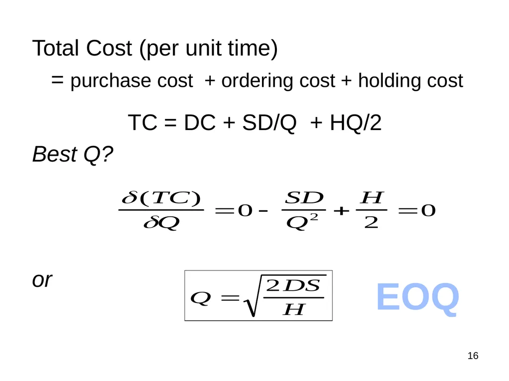 11 Managing Economies of Scale in a Supply Chain: - slide 14 of 36