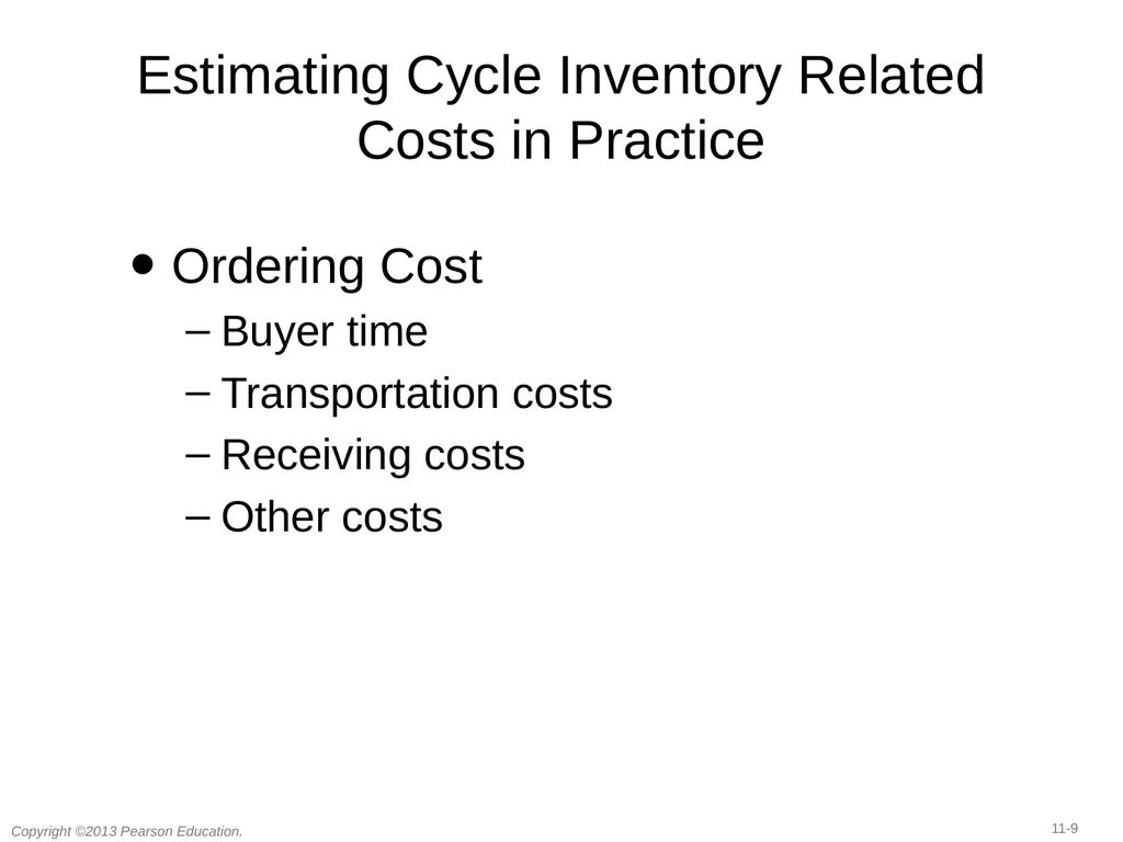 11 Managing Economies of Scale in a Supply Chain: - slide 7 of 36