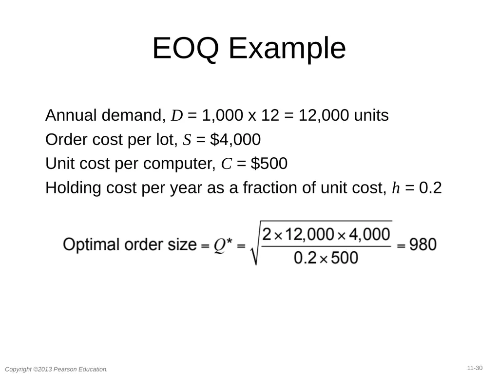 11 Managing Economies of Scale in a Supply Chain: - slide 28 of 36
