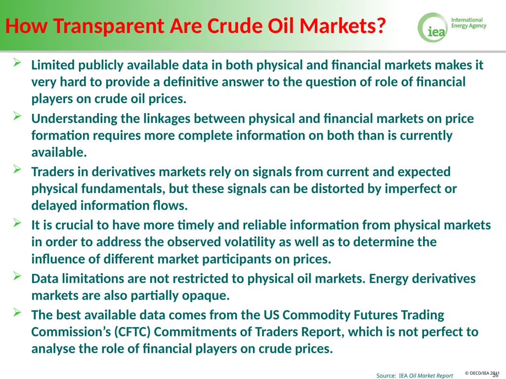 Volatility in Energy Prices Bahattin Buyuksahin - slide 26 of 30