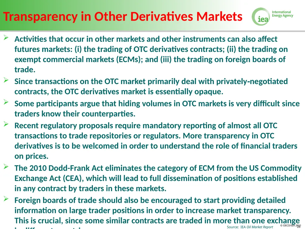 Volatility in Energy Prices Bahattin Buyuksahin - slide 28 of 30