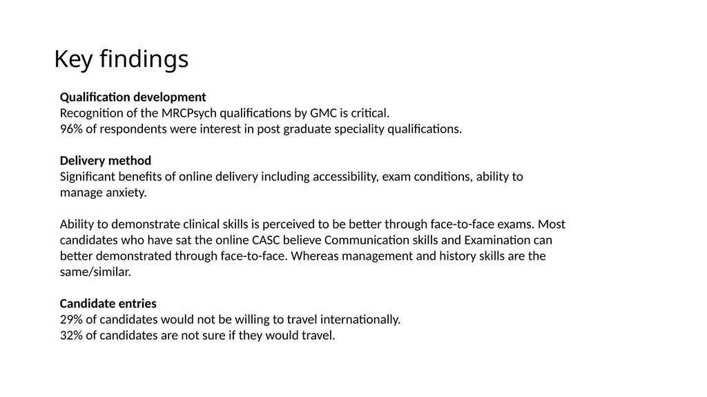 International Candidate Survey 2022 Assessment - slide 32 of 35