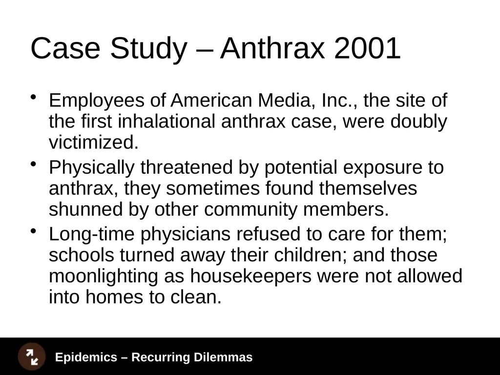 How to Lead During Bioattacks with the Public’s - slide 22 of 39