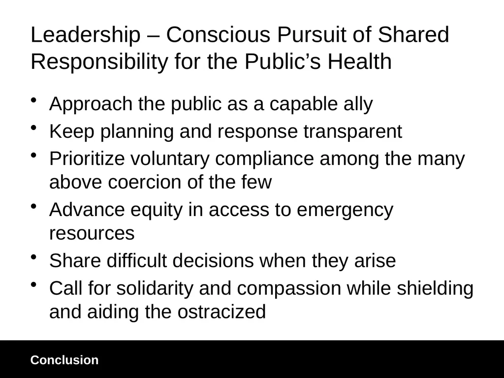 How to Lead During Bioattacks with the Public’s - slide 31 of 39