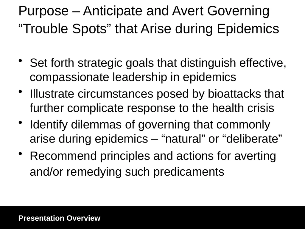 How to Lead During Bioattacks with the Public’s - slide 3 of 39