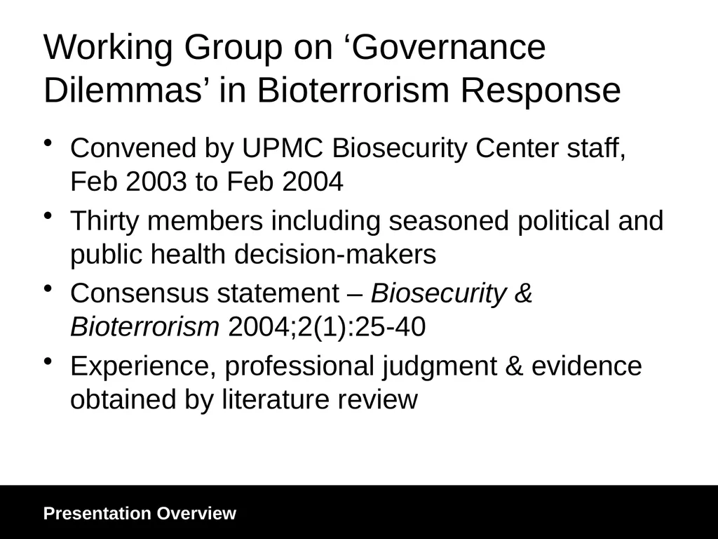 How to Lead During Bioattacks with the Public’s - slide 4 of 39