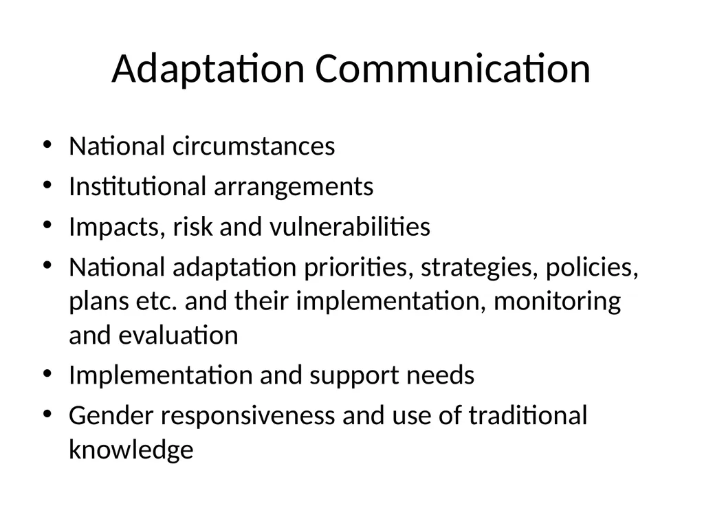 Paris Agreement and Rulebook Overview - slide 30 of 73